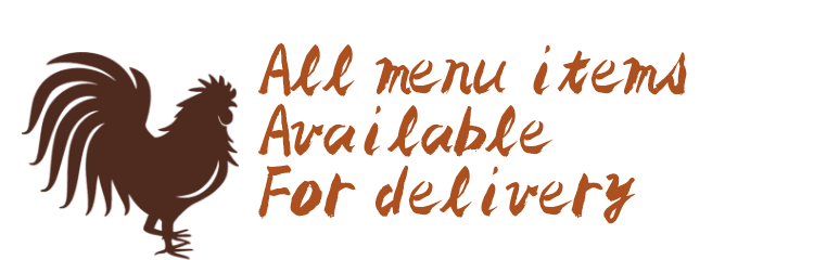 All Menu Items Available for Delivery